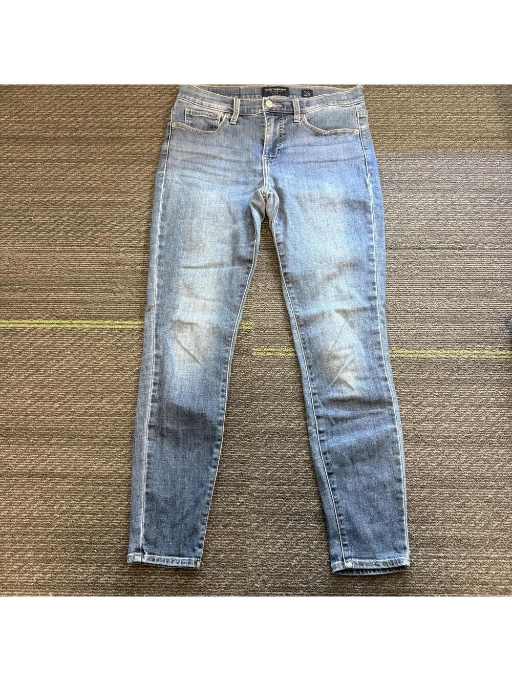 Women’s Lucky Brand Ava Mid-Rise Skinny Jeans Light Blue Size 8/29